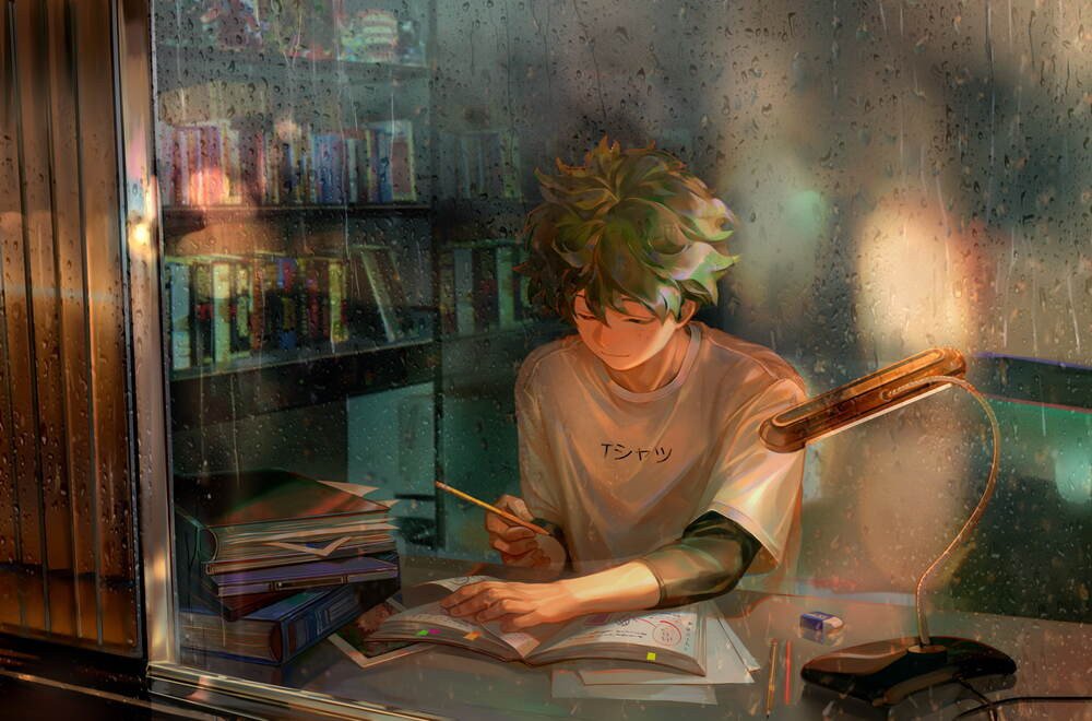 Cảnh đường phố anime về đêm với ánh đèn lung linh, tạo cảm giác lãng mạn cho hình nền laptop anime chill