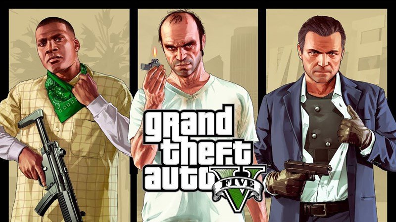 Cảnh hành động trong Grand Theft Auto V