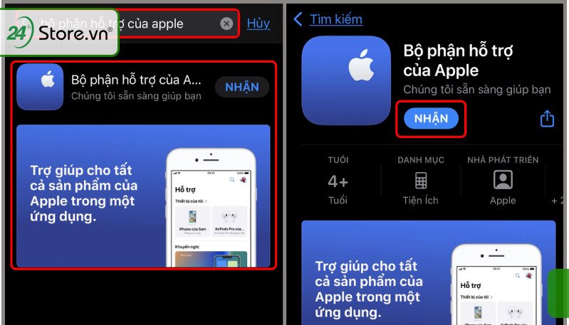 Cập nhật phiên bản iOS mới nhất hoặc liên hệ Apple Support