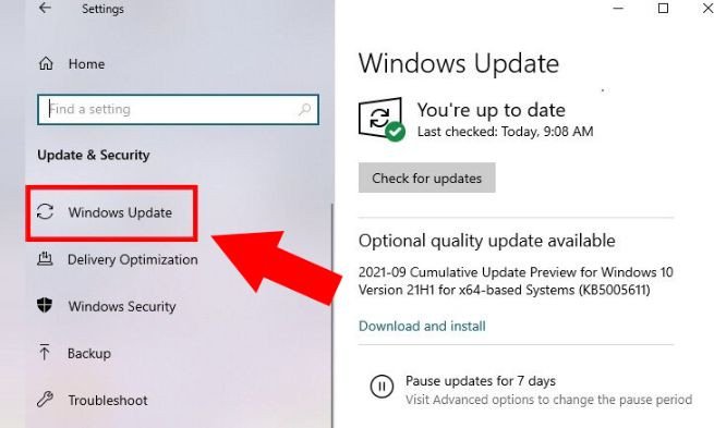 Cập nhật Windows lên phiên bản mới nhất
