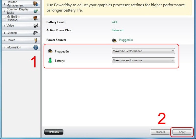 Cấu hình card AMD Radeon Software