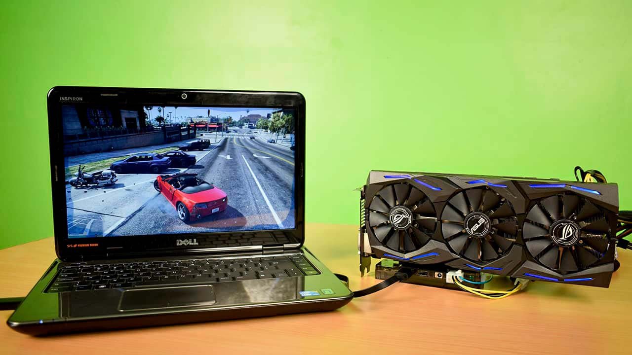 Cấu tạo bên trong của một bộ card đồ hoạ rời eGPU cho laptop