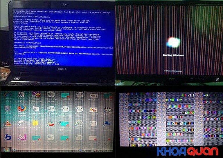 Chẩn đoán lỗi card màn hình laptop