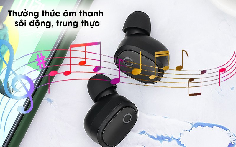 Chất âm sống động của tai nghe Mozard TS13, mang đến trải nghiệm nghe nhạc tuyệt vời
