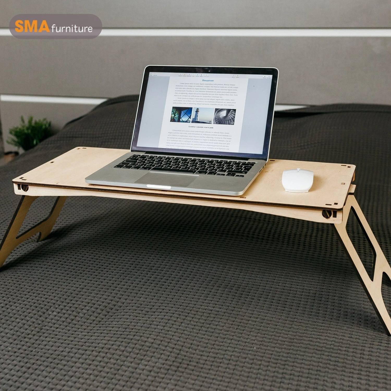 Chất liệu bàn laptop nằm trên giường phổ biến