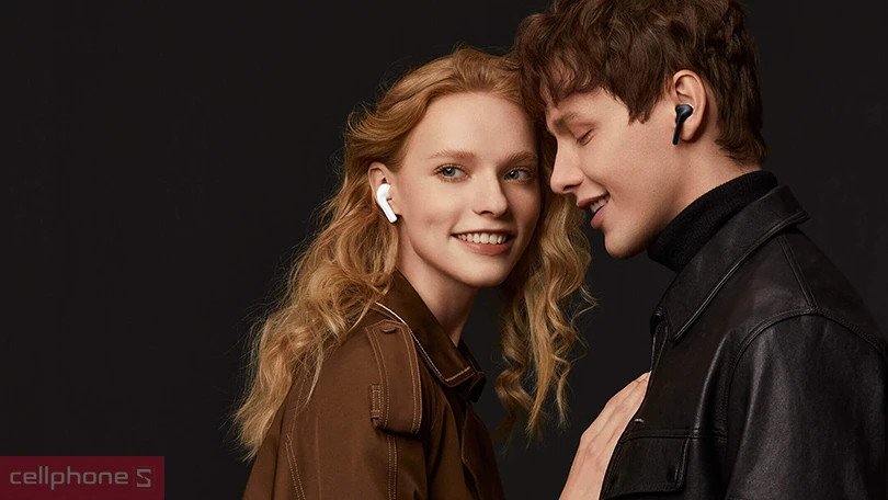 Chất lượng đàm thoại rõ nét với hệ thống 3 micro trên tai nghe Xiaomi Buds 3