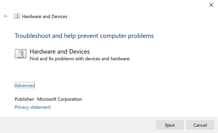Chạy trình gỡ rối Troubleshooter để sửa lỗi màn hình laptop không cảm ứng được Win 10