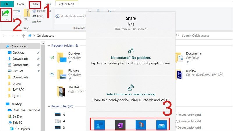 Chia sẻ ảnh chụp màn hình Win 7 nhanh chóng bằng Windows + H