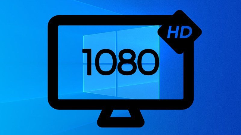 Chỉnh màn hình laptop Full HD với giao diện Windows
