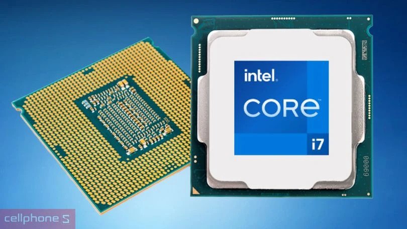 Chip xử lý Intel Core i7 với kiến trúc đa nhân mạnh mẽ cho hiệu suất cao.