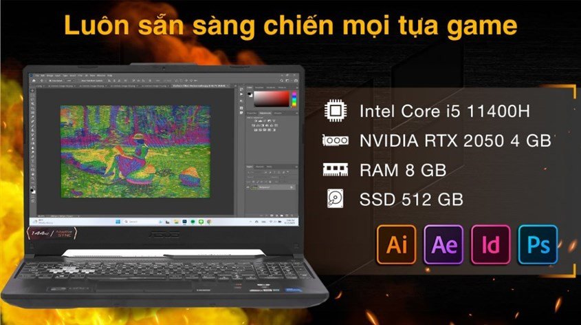 Chipset mạnh mẽ và chức năng hiện đại trên laptop Asus