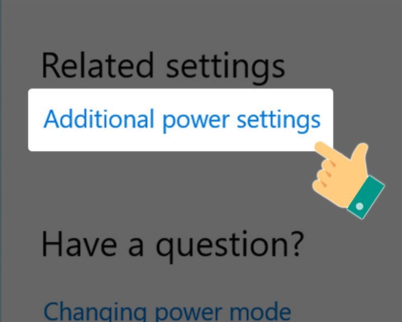 Chọn Change plan settings trong Power Options để tắt chế độ ngủ laptop