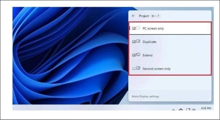 Chọn chế độ hiển thị Windows 11