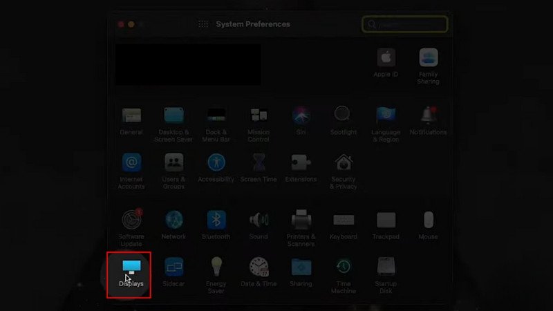 Chọn Displays ThinkPro