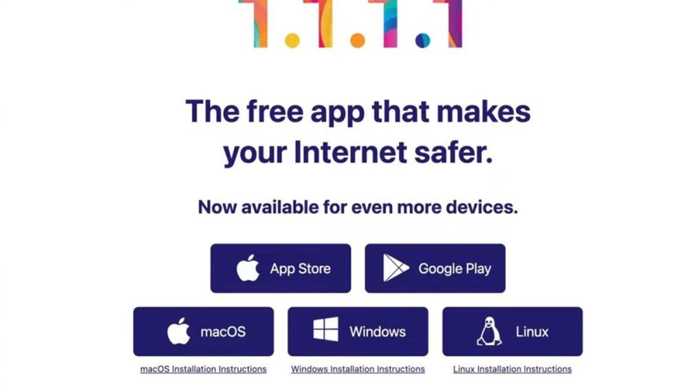 Chọn hệ điều hành để cài đặt ứng dụng WARP