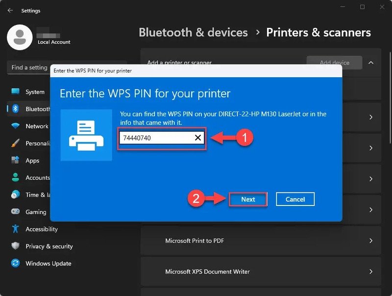 chọn máy in canon wifi direct