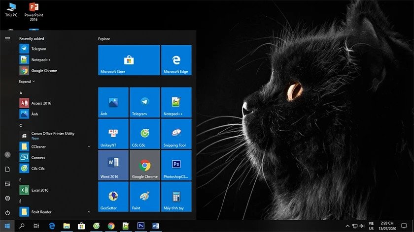 Chọn nút Start để tắt nguồn laptop Dell khi bị đơ