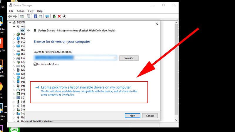 Chọn thư mục cho trình điều khiển khi âm thanh laptop bị nhỏ