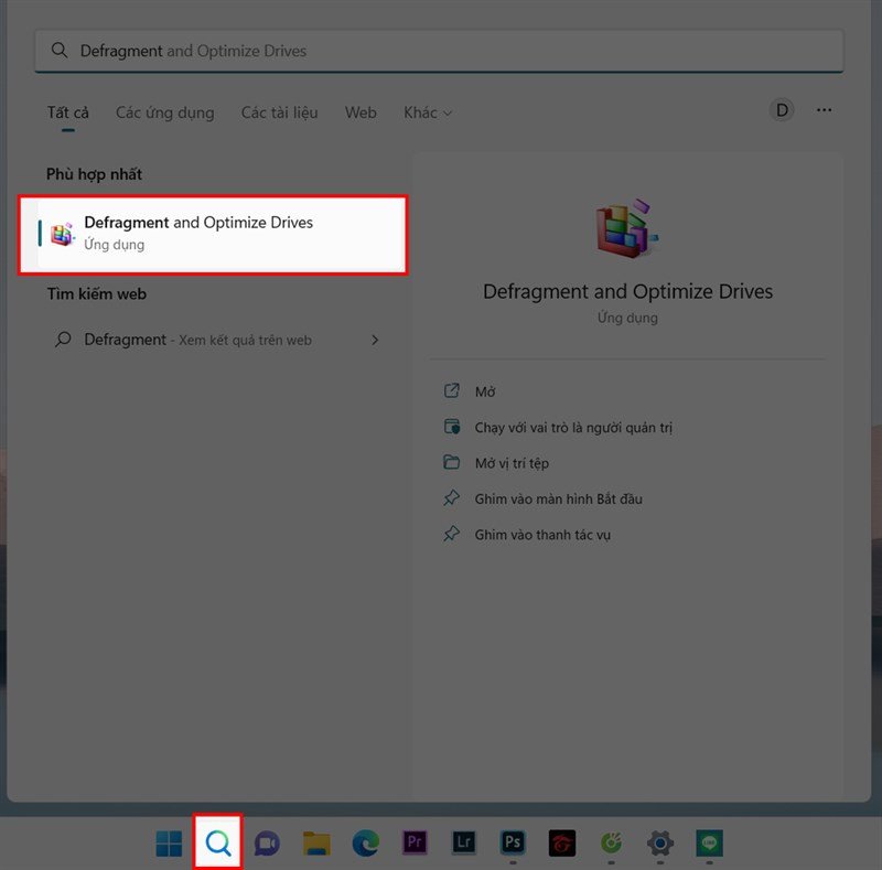 Chống phân mảnh ổ cứng để cải thiện hiệu suất laptop