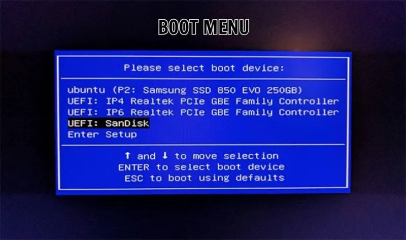Chuẩn bị USB boot để cài đặt lại Windows cho laptop Dell