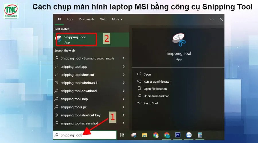 chụp màn hình msi