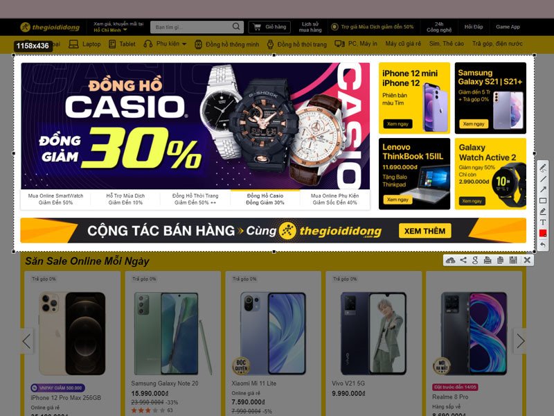 Chụp màn hình nhanh chóng với công cụ Lightshot