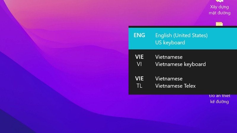 Chuyển đổi ngôn ngữ bàn phím trên laptop