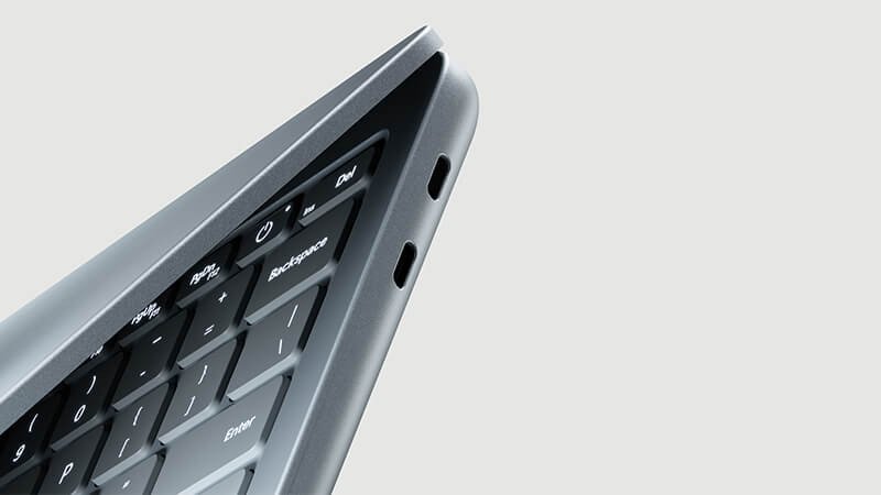 Cổng kết nối đa dạng của Surface Laptop 13 inch