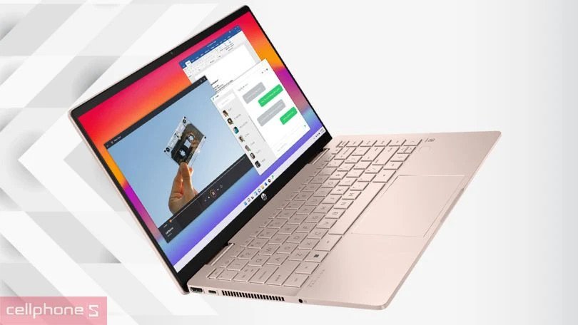 Cổng kết nối Thunderbolt 4 và RAM DDR5 trên laptop Core i7 thế hệ 12.