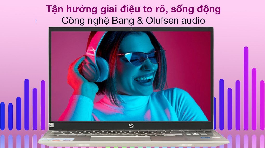Công nghệ âm thanh sống động trên các dòng **laptop HP Pavilion**