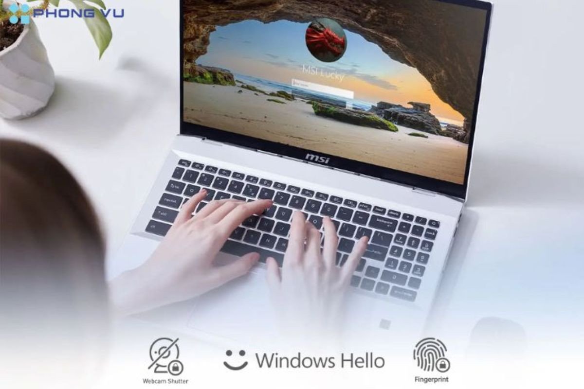 Công nghệ bảo mật sinh trắc học trên laptop