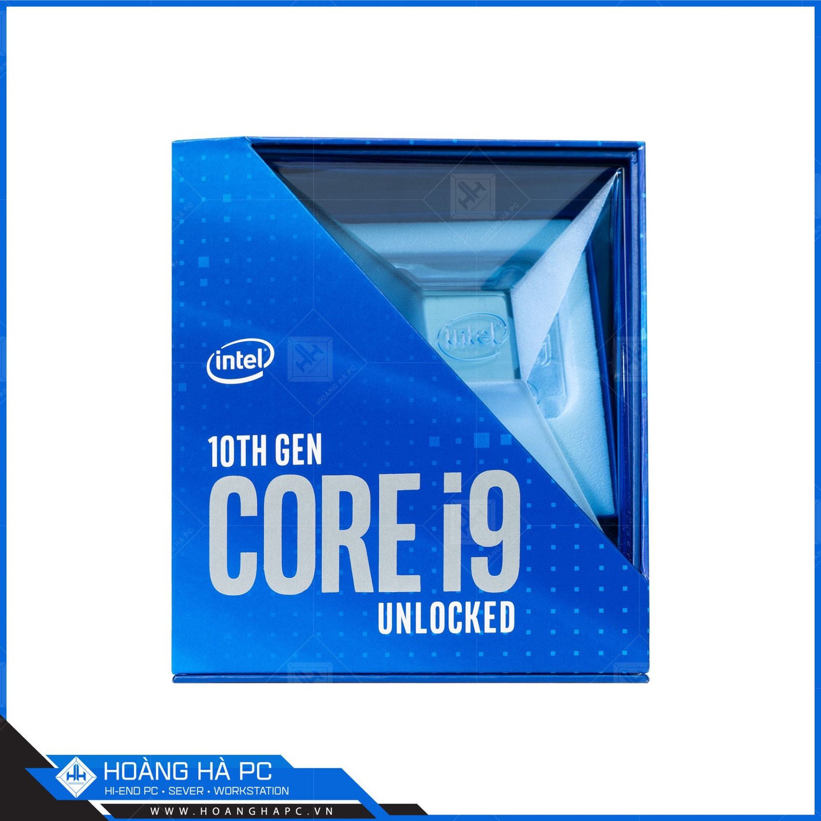CPU Intel Core i9 thế hệ mới, biểu tượng cho sức mạnh xử lý và khả năng ép xung để tăng xung nhịp CPU laptop