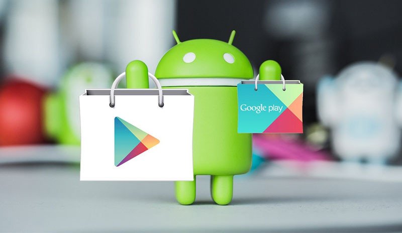 Cửa hàng Google Play trên laptop với đa dạng ứng dụng Android