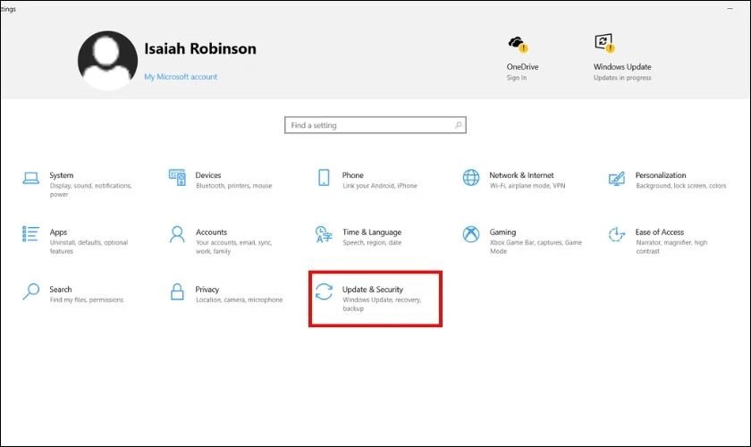 Cửa sổ Troubleshoot trong Windows để quét và sửa các lỗi hệ thống