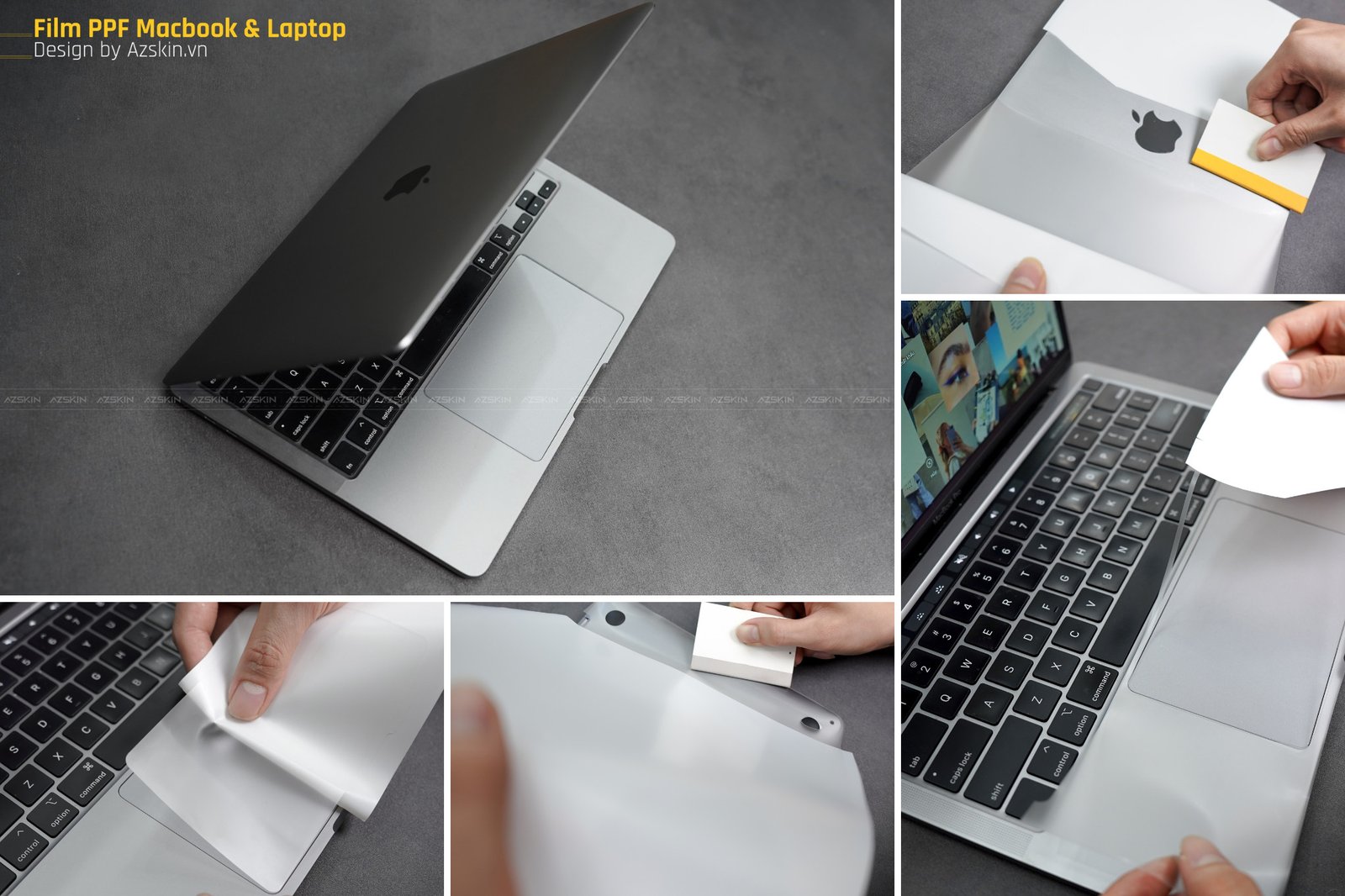 Dán film PPF chống xước laptop