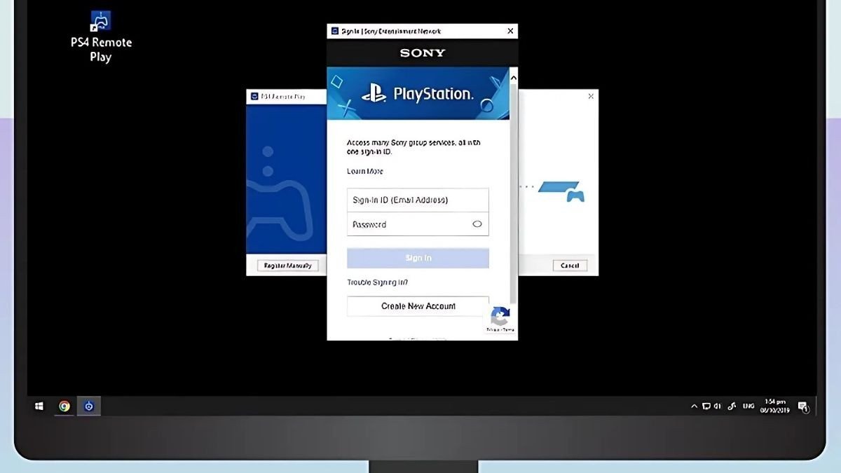 Đăng nhập vào PlayStation Network trong ứng dụng Remote Play