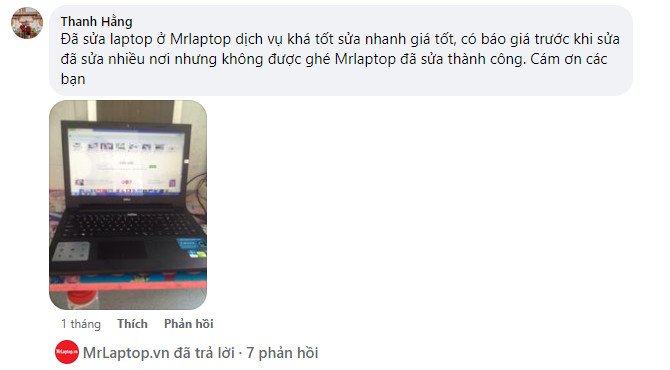 Đánh giá và phản hồi về nơi sửa laptop uy tín
