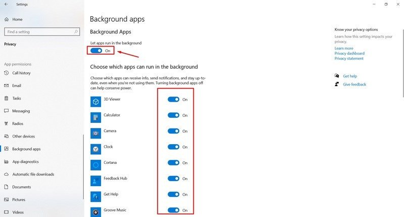 Danh sách ứng dụng chạy ngầm có thể tắt để cải thiện tốc độ wifi laptop