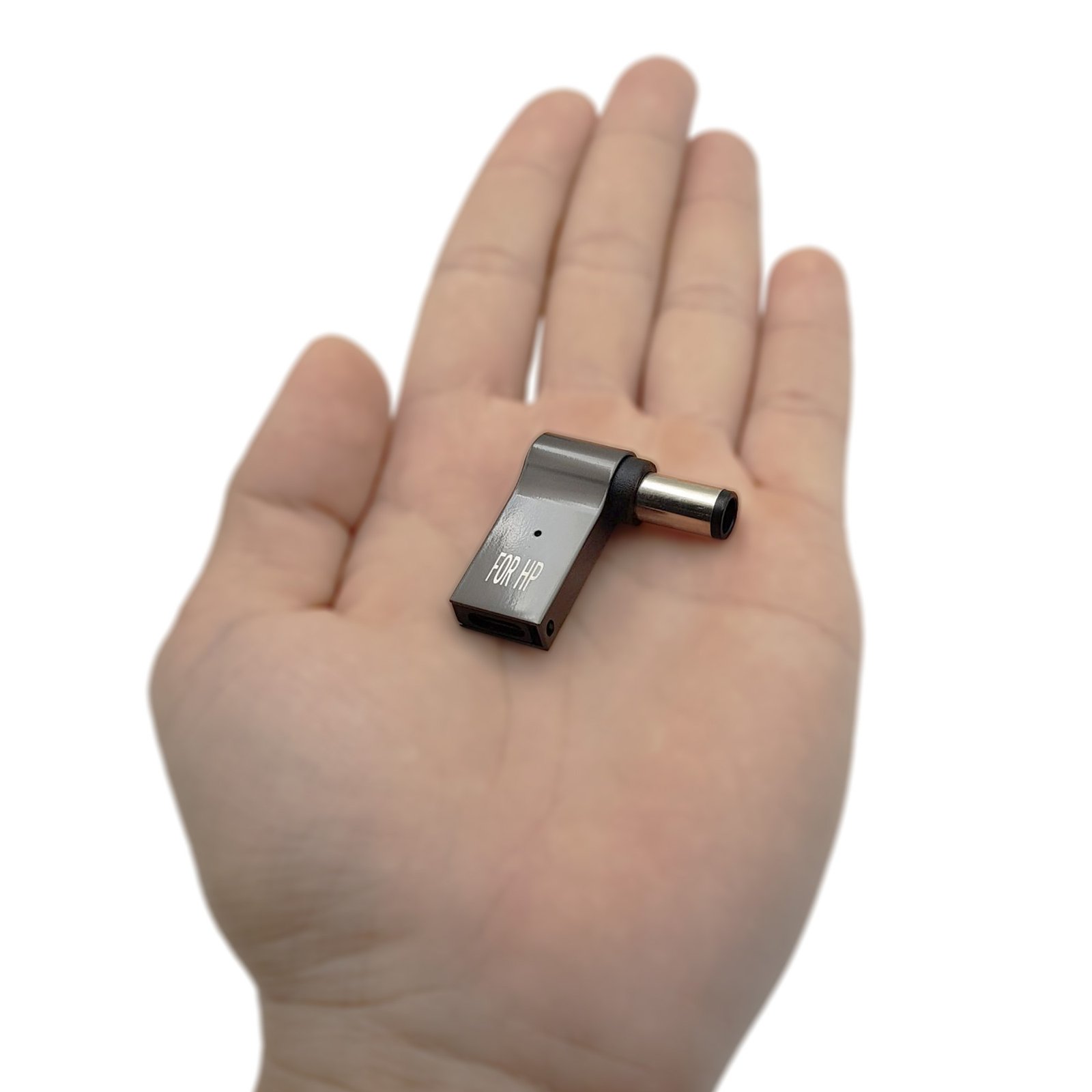 Đầu chuyển đổi USB Type C sang Jack DC sạc laptop Dell nhỏ gọn tiện lợi