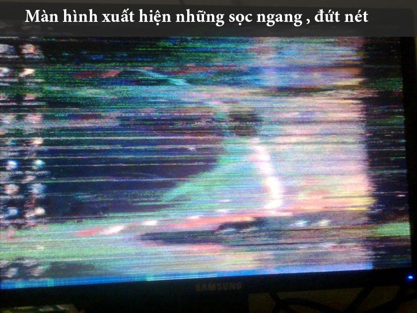 Dấu hiệu nhận biết lỗi card đồ họa laptop trên màn hình