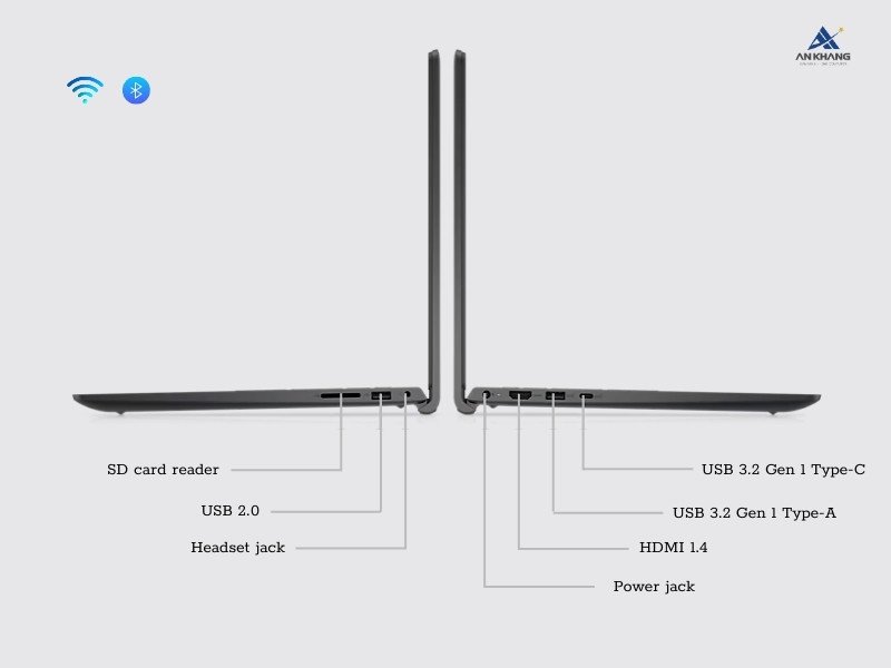 Dell Inspiron 15 3530 N5I3005W1 Black với cổng kết nối toàn diện