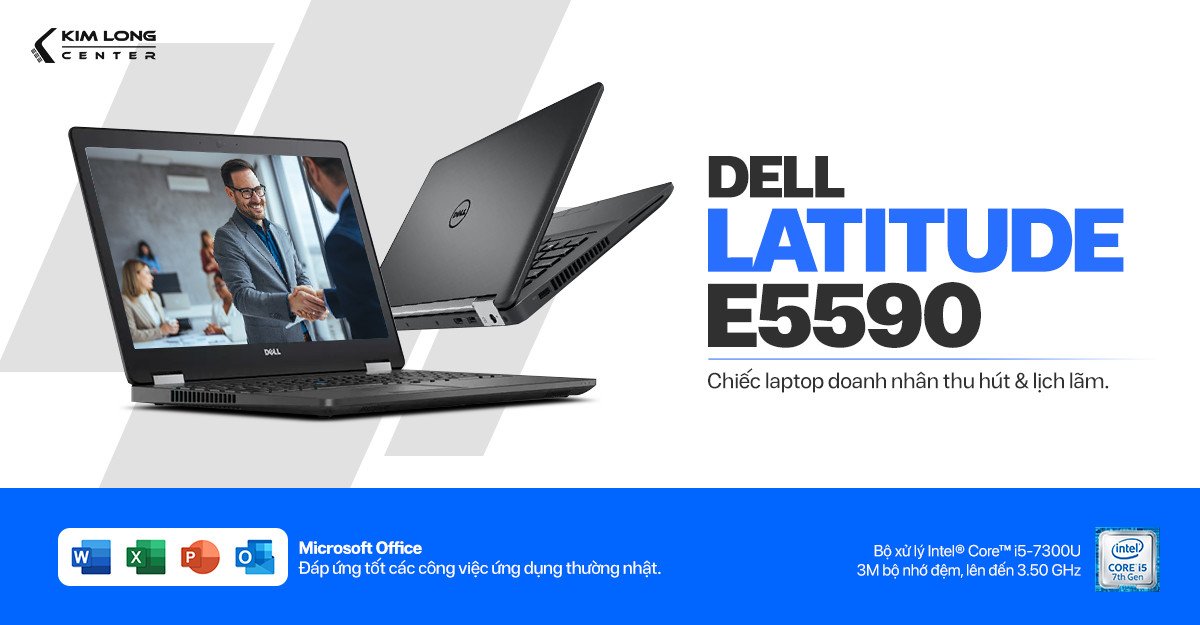 Dell Latitude 5590 với bàn phím số phụ hỗ trợ giáo viên nhập liệu nhanh chóng