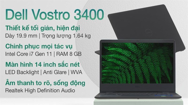 Dell Vostro 3400 i7 1165G7 màn hình sắc nét