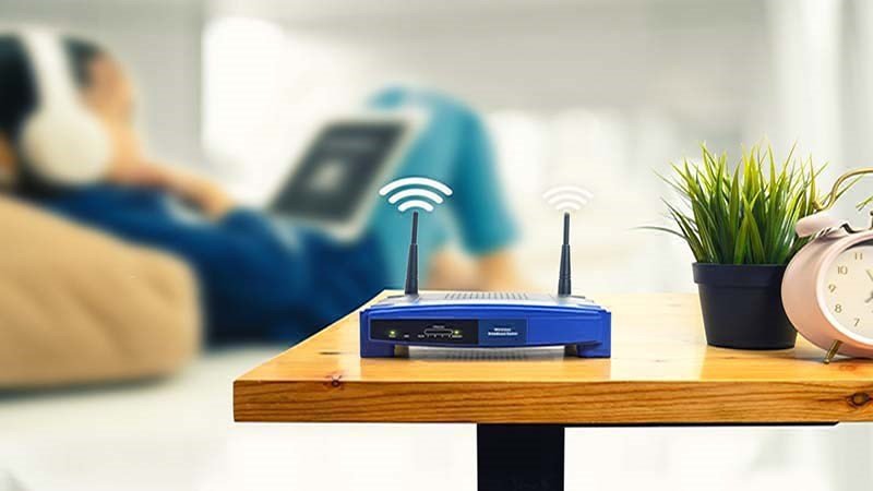 Di chuyển bộ phát wifi đến vị trí mới