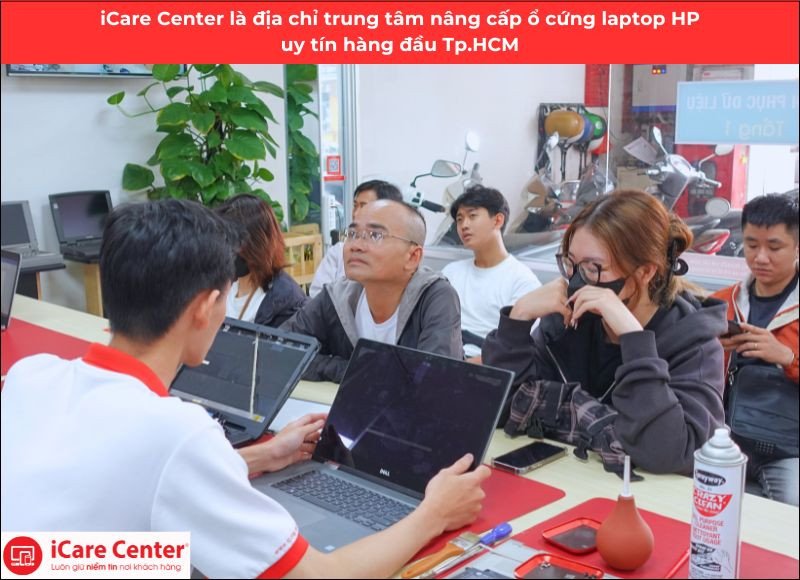 Dịch vụ thay ổ cứng laptop HP chính hãng mang lại hiệu quả vượt trội