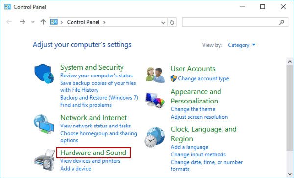 Điều chỉnh cài đặt nguồn trong Control Panel