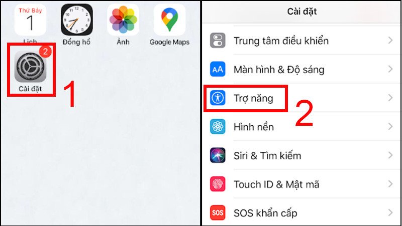 Điều chỉnh cân bằng âm lượng tai nghe trên cài đặt trợ năng của iPhone