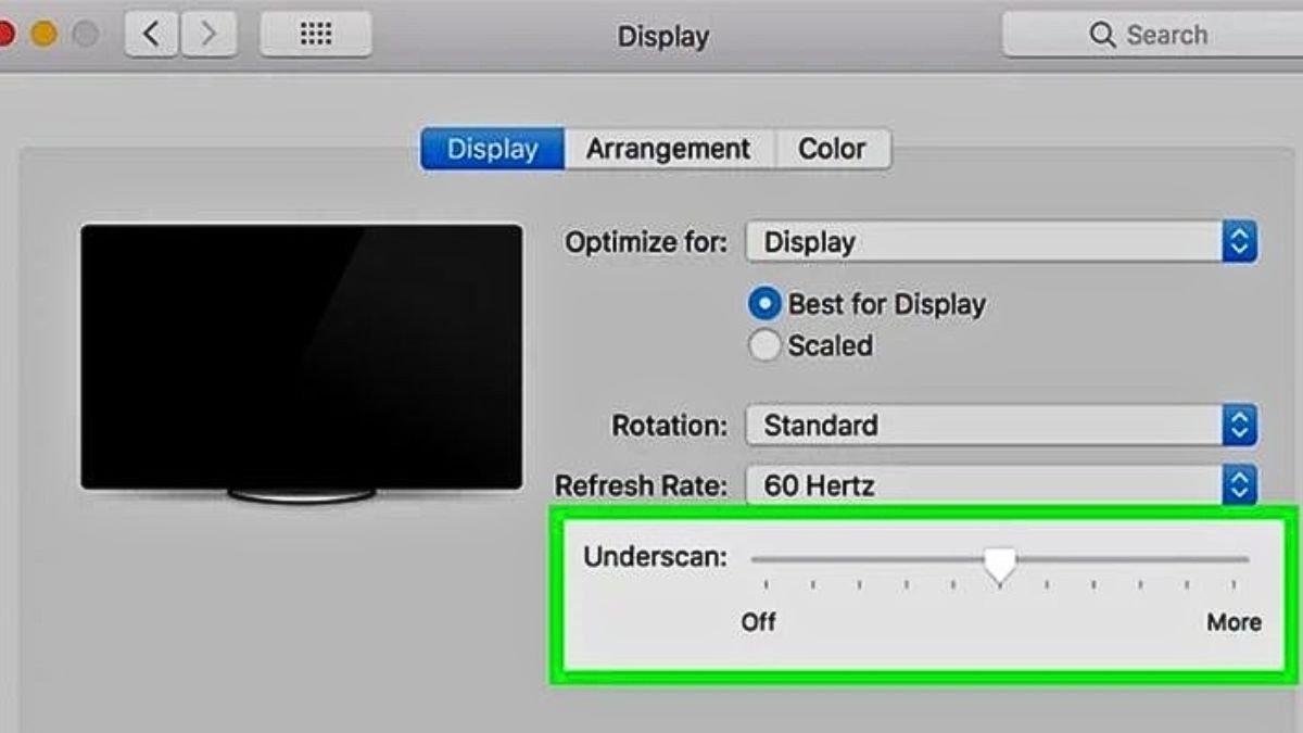 Điều chỉnh độ phân giải và tần số quét phù hợp cho trải nghiệm tốt nhất