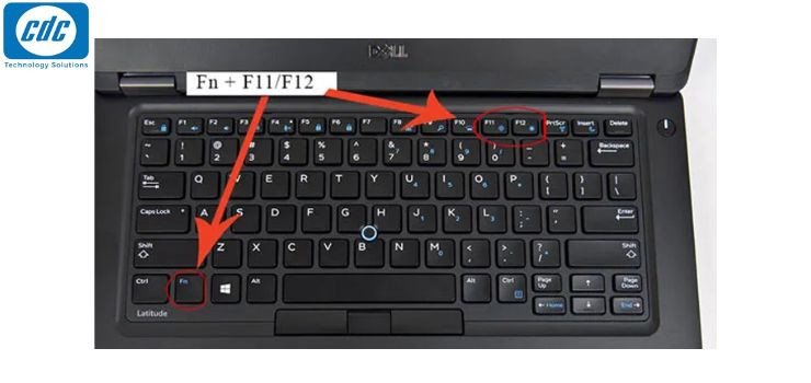 Điều chỉnh độ sáng màn hình laptop Dell bằng phím tắt