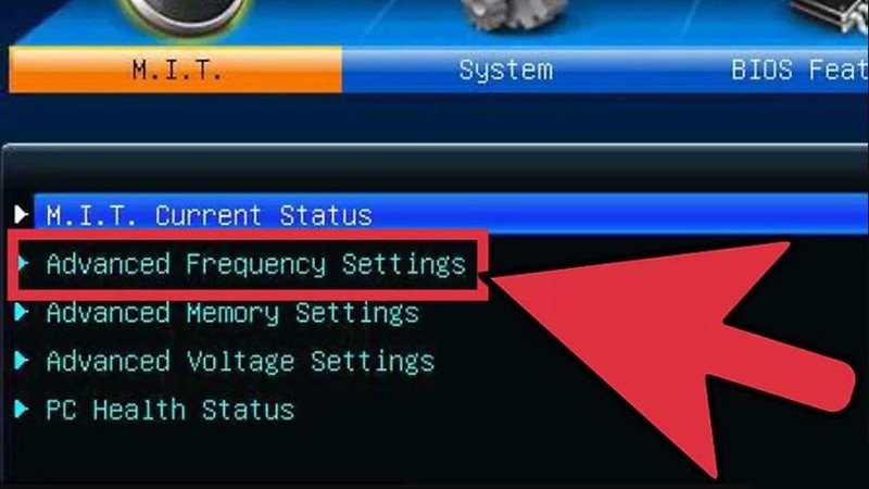 Điều chỉnh Frequency Voltage Control trong BIOS để tăng hiệu năng CPU